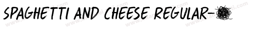 Spaghetti And Cheese Regular字体转换